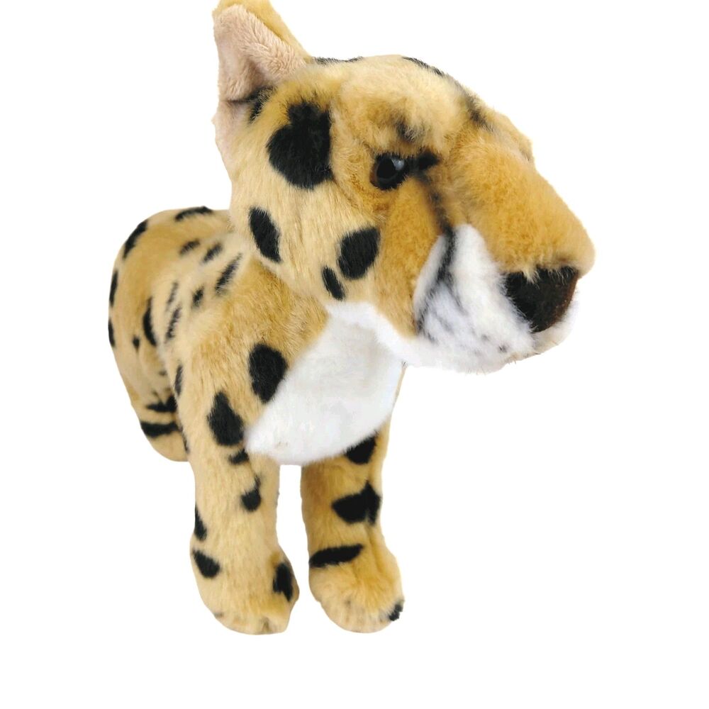 Adventure Planet Cheetah Leopard Big Cat Plush Stuffed Animal EUC  Jungle Safari